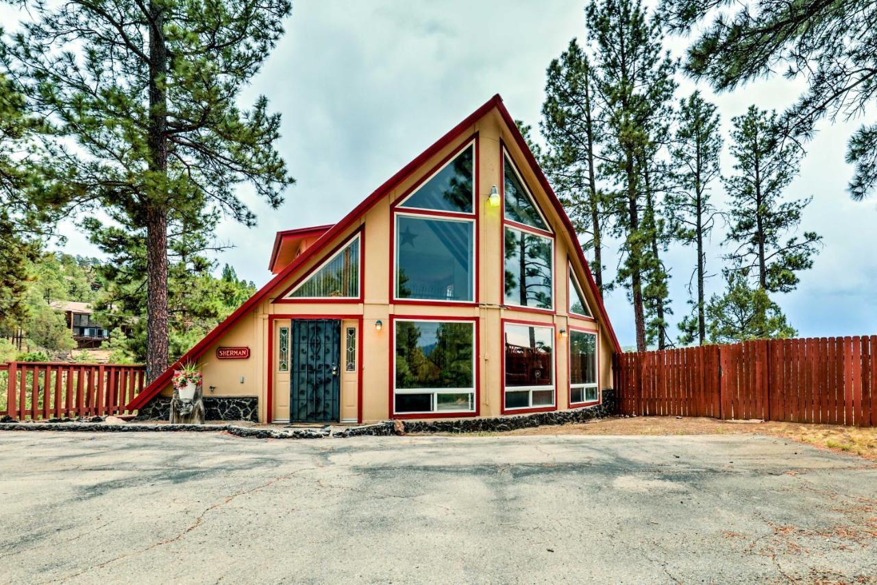 Willa A-Frame Ruidoso Retreat With Deck, Grill And Views! Zewnętrze zdjęcie