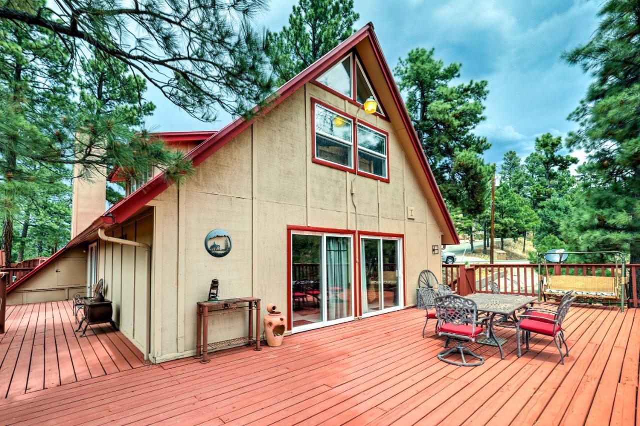 Willa A-Frame Ruidoso Retreat With Deck, Grill And Views! Zewnętrze zdjęcie